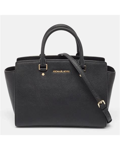 michael kors saffiano large selma tote